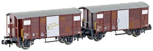 Hobbytrain H24202 N 2er-Set gedeckte Güterwagen K2 der SBB von Hobbytrain