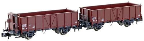 Hobbytrain H24352 N 2er-Set offene Güterwagen L6 der SBB von Hobbytrain