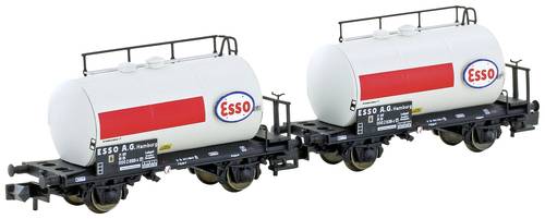 Hobbytrain H24832 N 2er-Set Leichtbau-Kesselwagen Esso der DB von Hobbytrain