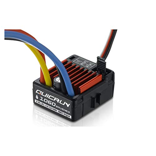 Hobbywing QuicRun Brushed 1060 60A Elektronischer Drehzahlregler ESC 1060 mit Schaltmodus BEC für 1:10 RC Auto von HobbyWing