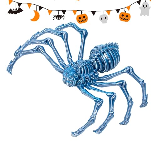 Hobngmuc 3D-gedruckte bewegliche Spinne, 3D-gedrucktes Spinnenspielzeug,Executive Desk Toys Riesenspinne - Mystery Spider 3D-bewegliche Spinne für Erwachsene, Schreibtischspielzeug für das von Hobngmuc