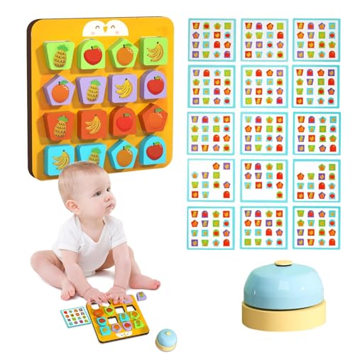 Hobngmuc Formpassendes Spielzeug, Lernpuzzle für Kinder,Lernpuzzle Formsortierpuzzle - Puzzle-Lernspiel aus für die Früherziehung für Kinder von Hobngmuc