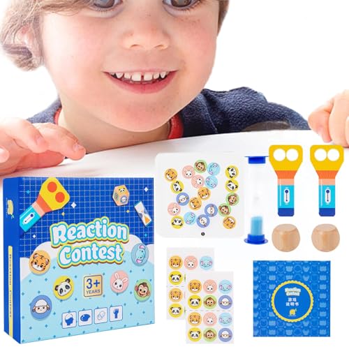 Hobngmuc Interaktive Brettspiele, Brettspiel für Kinder,Cartoon-Kinder-Lustiges Brettspiel - Pädagogisches Tischspiel für Kinder, farbenfrohes Spielset für Problemlösungsfähigkeiten von Hobngmuc