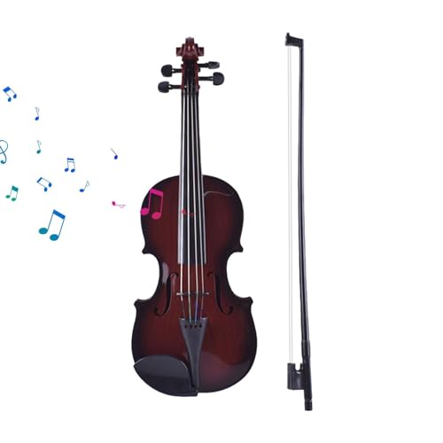 Hobngmuc Kinder-Geigenspielzeug, Violin-Musikspielzeug,Violinmusikinstrument mit verstellbaren Saiten - Simulationsspielzeug, Violine, Musikinstrument, Bildungsspielzeug, Geburtstagsgeschenk für von Hobngmuc