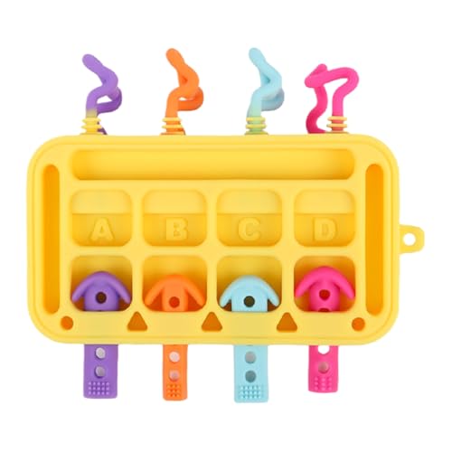 Hobngmuc Kleinkind Aktivitätsbrett | Frühförderung Spielzeug,Pädagogisches Spielzeug Mit Silikon Steckelementen Für Kinder Von 1-3 Jahren Hobngmuc Kleinkind Aktivitätsbrett | Frühförderung Spielzeug,Pädagogisches Spielzeug Mit Silikon Steckelementen Für Kinder Von 1-3 Jahren von Hobngmuc