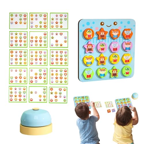 Hobngmuc Lernpuzzle für Kinder, passendes Formpuzzle für Kleinkinder, Lernpuzzle -Formsortierpuzzle, Puzzle-Lernspiel aus Holz für die Früherziehung für Kinder von Hobngmuc