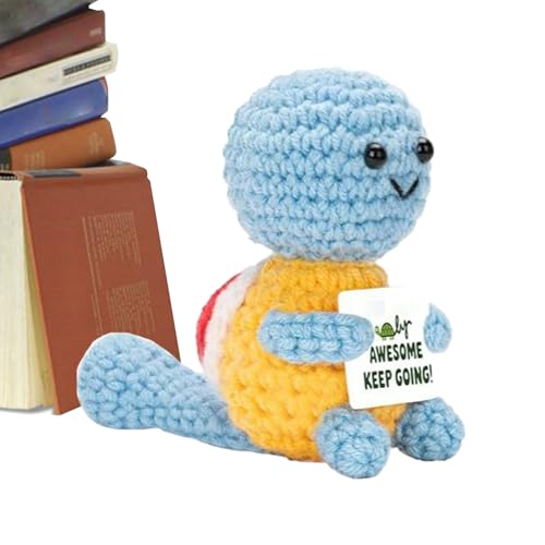 Hobngmuc Motivierende Häkeltiere - Inspirierende Spielpuppe - Handgemachte Deko Für Geburtstag Kinder Erwachsene Freundschaftsidee Als Schreibtischdekoration Und Wohnaccessoire Hobngmuc Motivierende Häkeltiere - Inspirierende Spielpuppe - Handgemachte Deko Für Geburtstag Kinder Erwachsene Freundschaftsidee Als Schreibtischdekoration Und Wohnaccessoire von Hobngmuc
