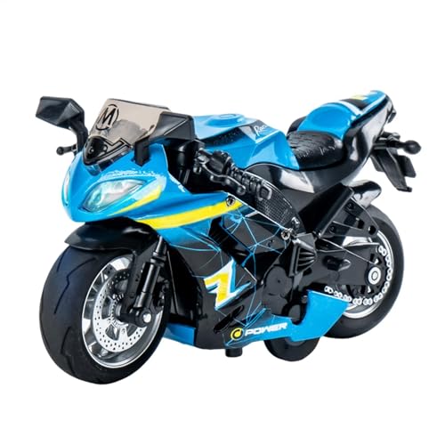 Hobngmuc Motorrad Modell Spielzeug, Realistische Beleuchtung Sound Motorrad Display Modell Für Kinder Und Erwachsene, Rennwagen Spielzeug, Motorrad Sammlung Tisch Ornamente von Hobngmuc