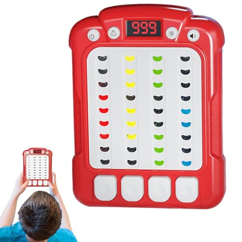 Hobngmuc Music Rhythm Master Speed ​​Push-Spiel, Quick Push Hand Speed ​​Machine - Handgeschwindigkeitsmaschine,Lehrreiches, leuchtendes, schnell schiebbares Blasenspielzeug für die Reise, von Hobngmuc