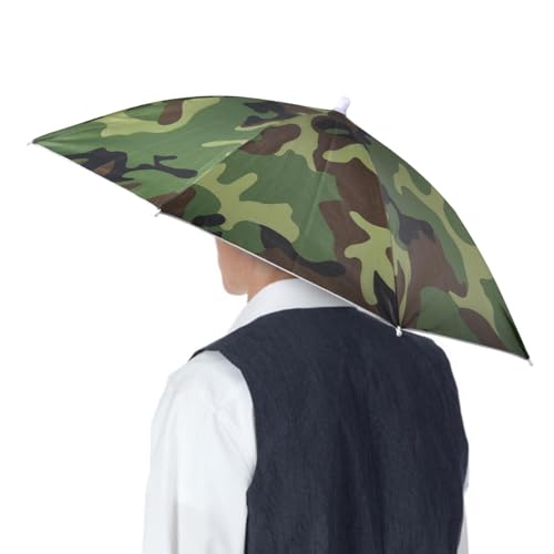 Hobngmuc Regenschirm Mützen, Hands Free Fishing Regenschirm Hut, UV Schutz Regenschirm Kappe, Verstellbare Wasserdichte Fischerkappe Für Golf Camping Gartenarbeit Sonnenschirm Outdoor Hobngmuc Regenschirm Mützen, Hands Free Fishing Regenschirm Hut, UV Schutz Regenschirm Kappe, Verstellbare Wasserdichte Fischerkappe Für Golf Camping Gartenarbeit Sonnenschirm Outdoor von Hobngmuc