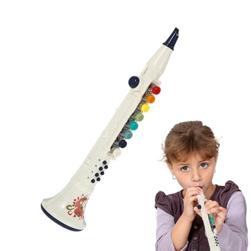 Hobngmuc Spielzeug-Klarinette, Trompetenspielzeug,Pädagogisches Klarinetten-Kinderspielzeug | Musikspielzeug, einstellbare Lautstärke, tragbare Klarinettensteuerung für und Mädchen von Hobngmuc