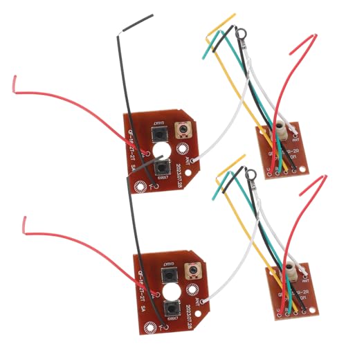 Hoement 2 Sätze Zweikanal Fernsteuerungsmodul mit Antenne DIY Elektronik Experiment Bausatz für Rc Auto Lernspielzeug Hand Auge koordination und Praktischem Verständnis Hoement 2 Sätze Zweikanal Fernsteuerungsmodul mit Antenne DIY Elektronik Experiment Bausatz für Rc Auto Lernspielzeug Hand Auge koordination und Praktischem Verständnis von Hoement