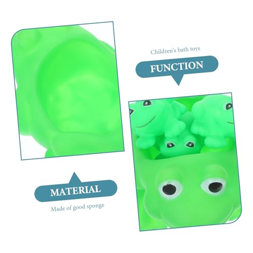 Hoement 4 Stück Teiliges Frosch Badewannenspielzeug aus Weichem Vinyl für Junge Mädchen Badespaß Fördernd Schwimmende Wasserspielzeuge für Fördert Eltern Junge Mädchen interaktion und Hoement 4 Stück Teiliges Frosch Badewannenspielzeug aus Weichem Vinyl für Junge Mädchen Badespaß Fördernd Schwimmende Wasserspielzeuge für Fördert Eltern Junge Mädchen interaktion und von Hoement