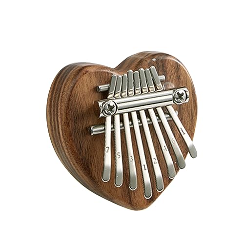 Hoement 8 Montage Fingerklavier Spielzeug musikinstrumente Tasten Toy tiegerkostuem Kinder kleines Instrument Mini-Klavier Klavier für Kinder Mini-Kalimba-Klavier Kinderklavier Hölzern von Hoement