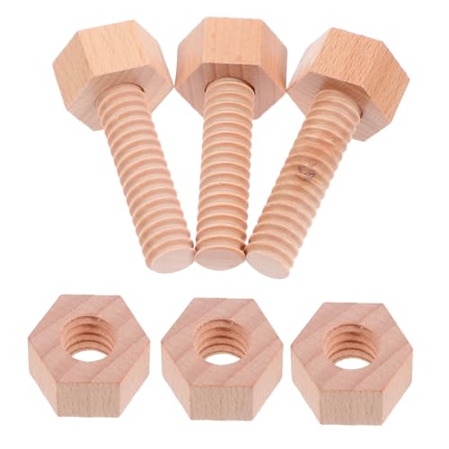 Hoement Interaktives Holzspielzeug Für Kleinkinder Schrauben Unterlegscheiben-Spiel Für Hand-Augen-koordination Lernspielzeug Feinmotorik Und Kognitiven Fähigkeiten Hoement Interaktives Holzspielzeug Für Kleinkinder Schrauben Unterlegscheiben-Spiel Für Hand-Augen-koordination Lernspielzeug Feinmotorik Und Kognitiven Fähigkeiten von Hoement