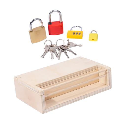 Hoement Montessori Holzspielzeug zum Öffnen für Kleinkinder Interaktives Lernspielzeug mit Glatten Kanten Langlebig und Sicher Fördert Feinmotorik und Selbstvertrauen für Eltern Junge Hoement Montessori Holzspielzeug zum Öffnen für Kleinkinder Interaktives Lernspielzeug mit Glatten Kanten Langlebig und Sicher Fördert Feinmotorik und Selbstvertrauen für Eltern Junge von Hoement