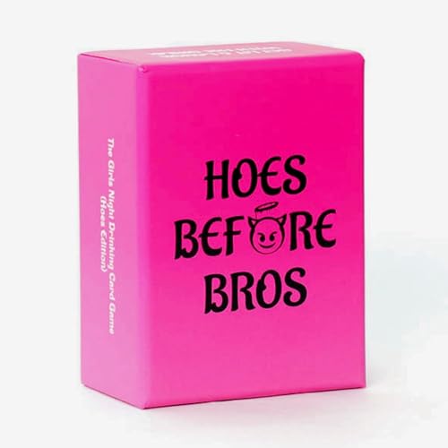 Hoes Before Bros - Das ultimative Mädchen-Nacht-In-Trinkspiel, das Sie mit den Mädchen beleuchtet und lacht. Perfekt für Pre-Drinks, Junggesellinnenabschiede und Abende von Hoes Before Bros