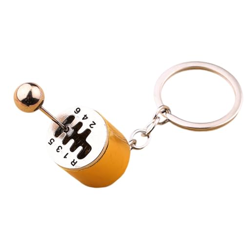 Hogvinnatil Auto Shifter Keyring, Manuelle Shifter -Schlüsselanhänger | Metal Getriebeschieber -Schlüsselbilder,Creative 6 -Speed ​​-Getriebe -Hebelschlüsselung, Key FOB -Schlüsselschainszubehör von Hogvinnatil