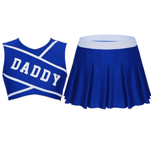 Hogvinnatil Cheerleader-Kostüm,Cheerleader-Kostüm für Damen | Modisches Cheer-Outfit Cheerleading-Outfit - Frauen-Cheerleader-Uniformen für Nachtclub-Bühne, chinesisches Neujahr, Valentinstag von Hogvinnatil