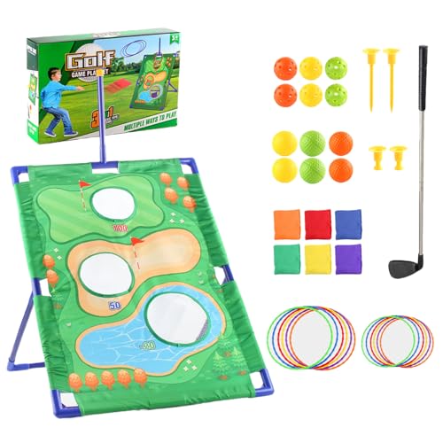 Hogvinnatil Golf Chipping Spiel - Chipping-Trainingsset Für Golftraining | Golfsimulator Übungstrainingsgerät ab 3 Jahren Kinder Mädchen Erwachsene Hogvinnatil Golf Chipping Spiel - Chipping-Trainingsset Für Golftraining | Golfsimulator Übungstrainingsgerät ab 3 Jahren Kinder Mädchen Erwachsene von Hogvinnatil