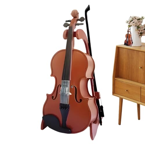 Hogvinnatil Miniatur Geige Spielzeug, Miniatur-Instrumentmodell, Puppenhaus Deko, Kleines Musikspielzeug Für Kinder, Jugendliche Und Erwachsene Hogvinnatil Miniatur Geige Spielzeug, Miniatur-Instrumentmodell, Puppenhaus Deko, Kleines Musikspielzeug Für Kinder, Jugendliche Und Erwachsene von Hogvinnatil