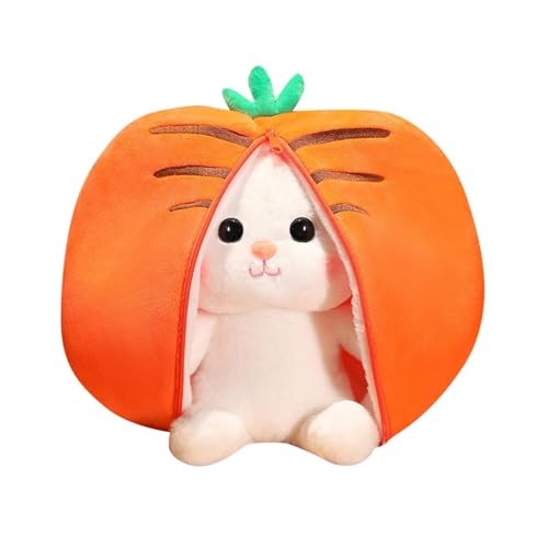 Hogvinnatil Obsthasen Plüsch, Hase transformiert - Transformation Doll,Toast Design Bunny Plushie Puppe, süßes Stofftier, süße stickige Puppe für Mädchen von Hogvinnatil