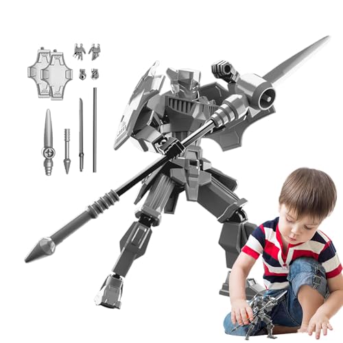 Hogvinnatil Roboter-Actionfigur, gedruckte Actionfigur | -Gelenkfigur-Roboter | 13 cm große, einzigartige, bewegliche Roboter-Actionfigur mit Mehreren Gelenken für die Schreibtischdekoration von Hogvinnatil