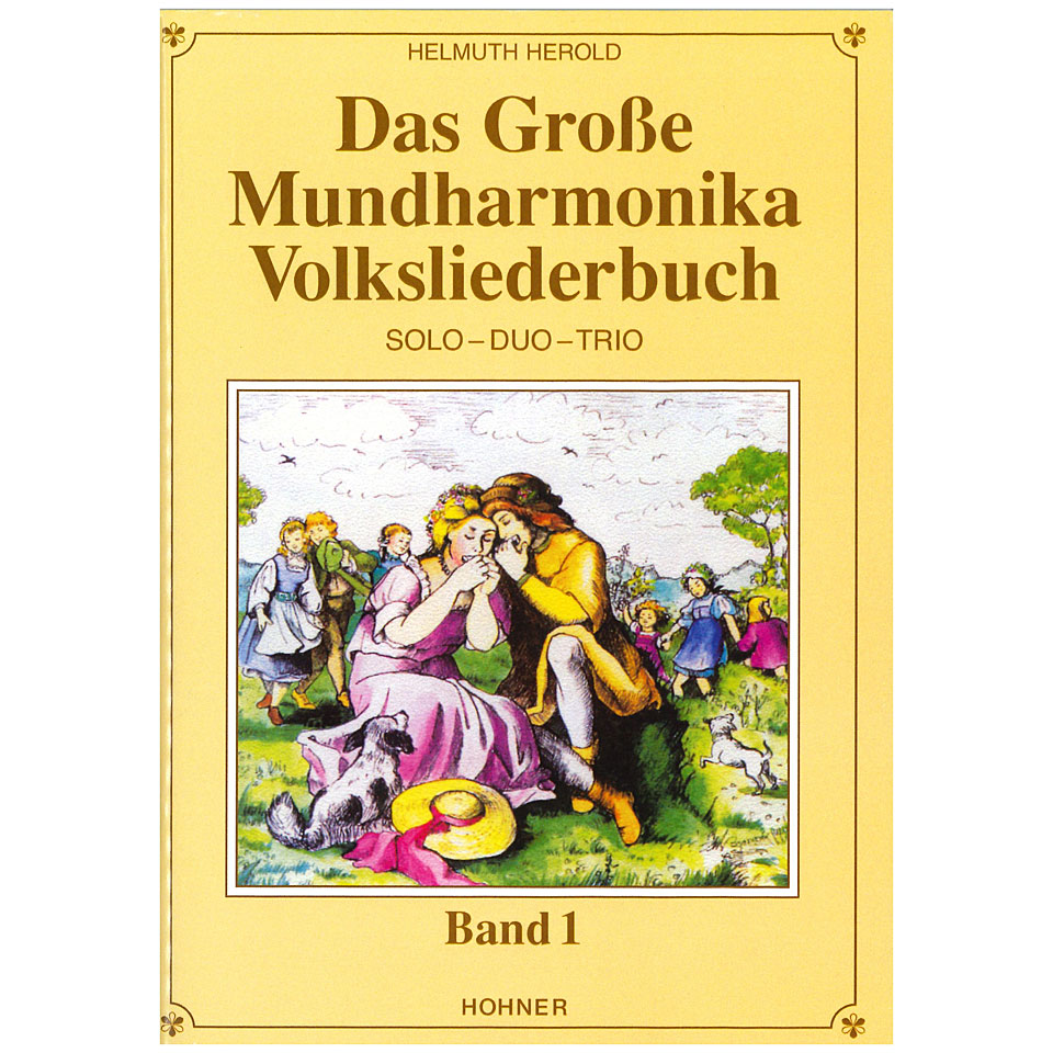 Hohner Das Große Mundharmonika Volksliederbuch Band 1 Notenbuch von Hohner