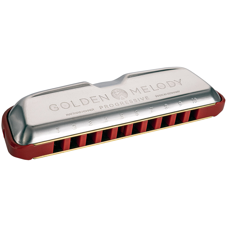 Hohner Golden Melody Progressive Ab Richter-Mundharmonika von Hohner