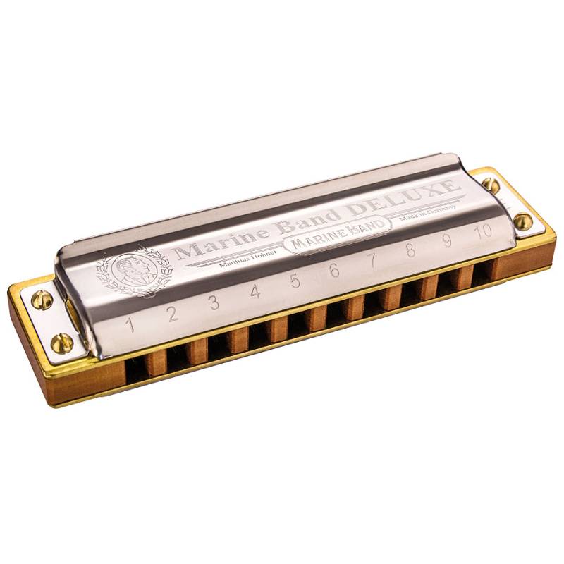 Hohner Marine Band Deluxe Ab Richter-Mundharmonika von Hohner