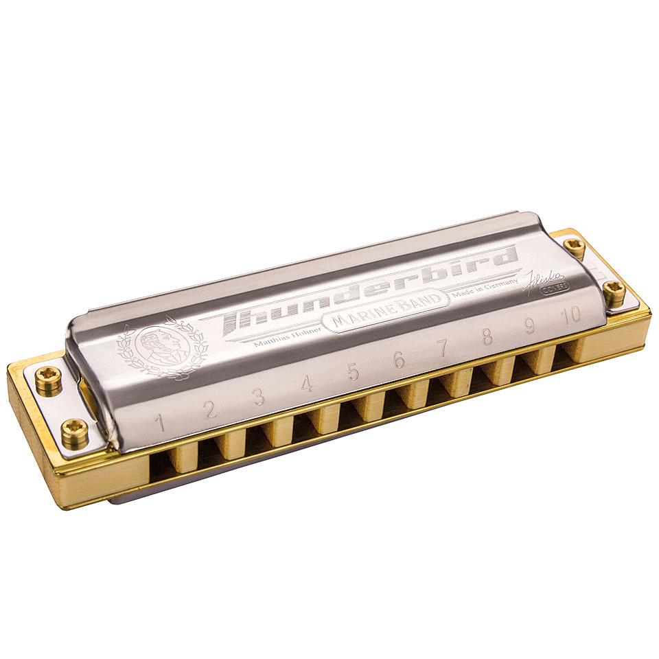 Hohner Marine Band Thunderbird Low Low F Richter-Mundharmonika von Hohner