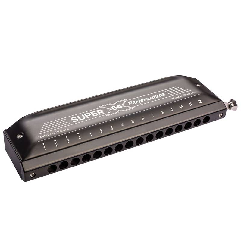 Hohner Super 64 X Performance in C chromatische Mundharmonika von Hohner