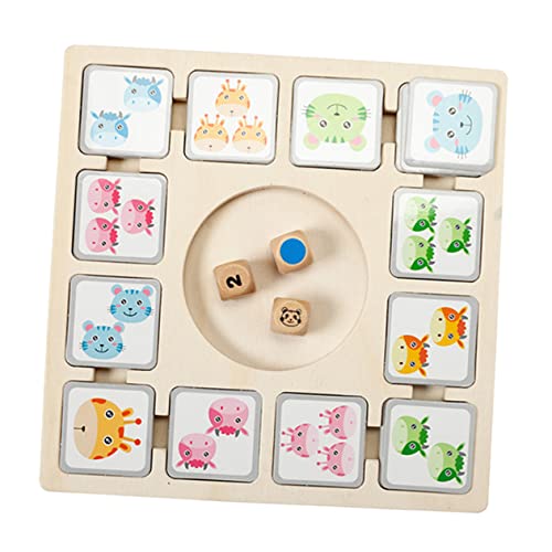 1 Satz Saugspielzeug Passendes Bild Spielzeug Gehirnspielzeug Kindertiere Spielzeug Lustiges Blockbrettspiel Memory-Match-Stick-Spiel Spielzeug Für Kinder Desktop-Spielzeug Hölzern Hohopeti von Hohopeti