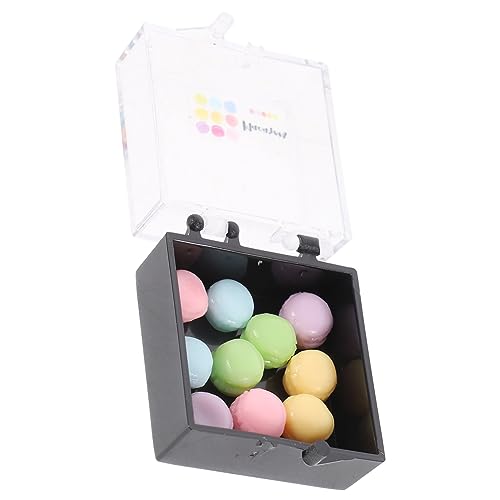 Hohopeti 1 Box Mit Simulierten Mini-Macarons, Miniatur-Macaron-Modell, Miniatur-Dessert-Dekoration Für Puppenhaus von Hohopeti