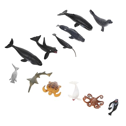 Hohopeti 1 Prähistorische Tiermodelle Meerestierfiguren Meereslebewesen Modell Meereslebewesen Kunsthandwerk Meerestier Modell Pädagogisches Spielzeug Simuliertes Meerestier von Hohopeti