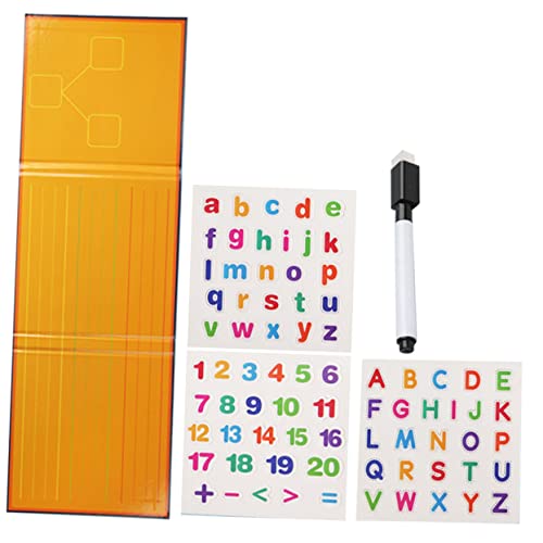 Hohopeti 1 Satz Alphabet-Puzzle-Buch Zahlenspielzeug Magnetische Puzzles für Kinder kindererziehung Buch aufklärungsbücher für Kinder Kleinkind-Puzzle Buch-Puzzle Puzzles Spielzeug Papier von Hohopeti