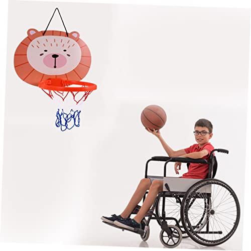 Hohopeti 1 Satz Basketball-Rückwandrahmen Kleiner Basketballkorb Korb tragbar basketballspiel für Kinder Basketball Hoop Indoor Kinderbälle Spielzeug Wandbasketballbrett Plastik von Hohopeti