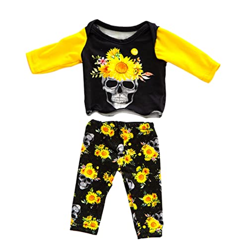 Hohopeti 1 Satz Halloween-puppenkleidung Mädchenkleidung -Halloween-kostüme Halloween-Kleidung Für Babys Outfit Für Mädchen Kleidung Für Puppe Babys Puppen Säuglingskleidung Stoff von Hohopeti