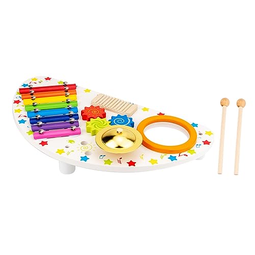 Hohopeti 1 Satz Kinderspielzeug Xylophon Spielzeuge Musikinstrumente Musikspielzeug Für Kindererziehung Perkussionsspielzeug Für Kleinkinder Spielzeug Für Lerninstrumente Hölzern von Hohopeti