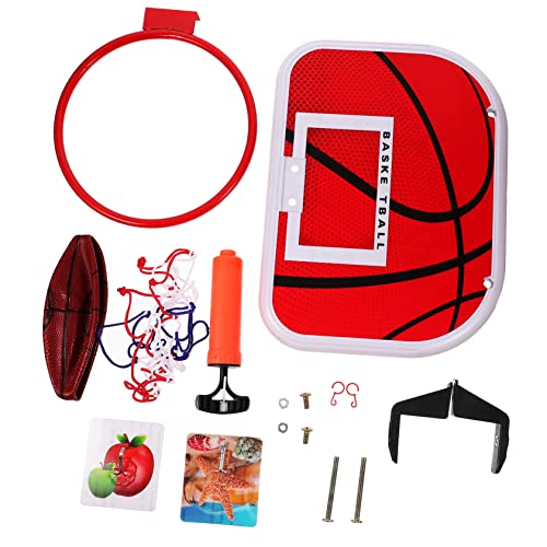 Hohopeti 1 Satz hängender Basketballkorb Mini-Basketballkörbe für die Tür Basketball-Badespielzeug Basketball Hoop Indoor Mini Basketball Hoop Kinderspielzeug Basketballkorb für Kinder von Hohopeti