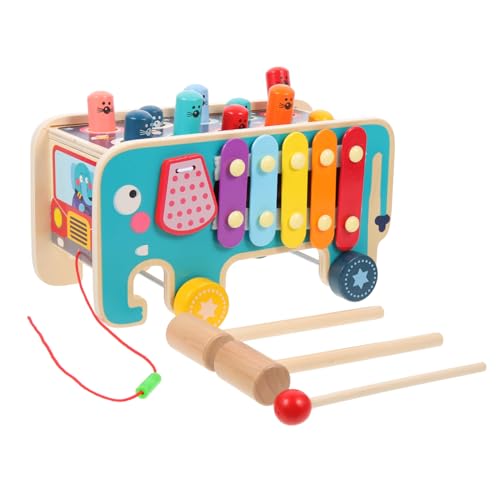 Hohopeti 1 Set Holzhammer Xylophon Spielzeug Pädagogisches Handkoordinationsspielzeug Für Kinder Fördert Feinmotorik Und Kreativität Ideal Für Kleinkinder Und Vorschulkinder von Hohopeti