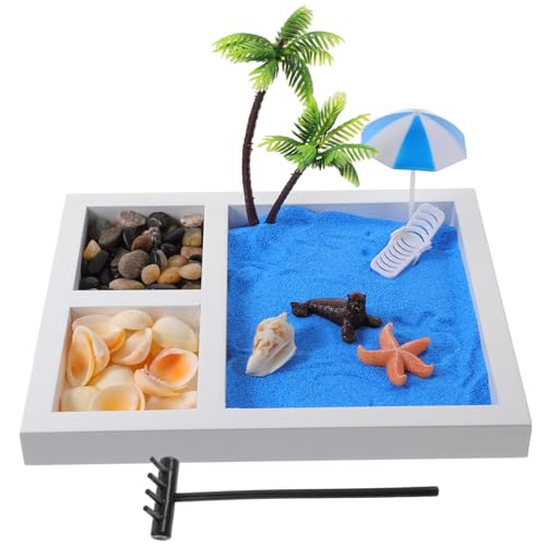 Hohopeti Deko Strand 1 Set Miniatur Sandstrand Mikro Landschaftsdekoration Im Japanischen Stil Für Kreative Gestaltung Perfekte Strand Deko Für Zuhause Oder Garten Ideal Für Sammler Und von Hohopeti