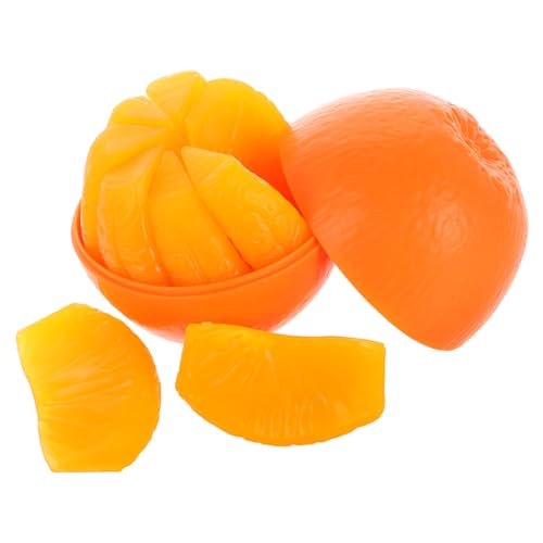 Hohopeti 1 Set Orange 3D-Puzzle Für Kleinkinder, Obstspielzeug, Puzzle, Ansprechendes Vorschul-lernpuzzle, Obst-Matching-Spiel Für Kinder, Orangenspielzeug von Hohopeti