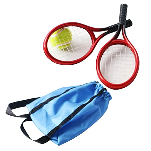 Hohopeti 1 Set Von Tennisschlägermodell -ziermini -tennisschläger Desktop Tennisschläger Minihouse von Hohopeti