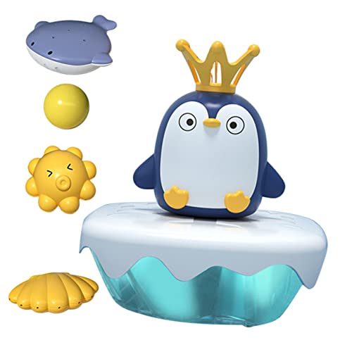 Hohopeti 1 Set Wasserspray Pinguin Spielzeug Spray Wasser Badespielzeug Badespielzeug Für Babys 0–6 Monate Babyspielzeug Pinguin Spray Wasserspielzeug Für Badewanne Sprinkler von Hohopeti