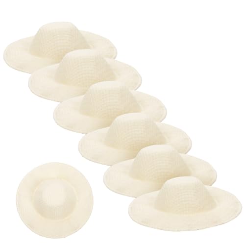 Hohopeti 10 Stück Teiliges Mini Strohhüte für Puppen Handgefertigte Kleine Mützchen DIY Bastelzubehör Lebendige Dekoration für Puppenhaus und Partyaccessoires Naturfarben Hohopeti 10 Stück Teiliges Mini Strohhüte für Puppen Handgefertigte Kleine Mützchen DIY Bastelzubehör Lebendige Dekoration für Puppenhaus und Partyaccessoires Naturfarben von Hohopeti