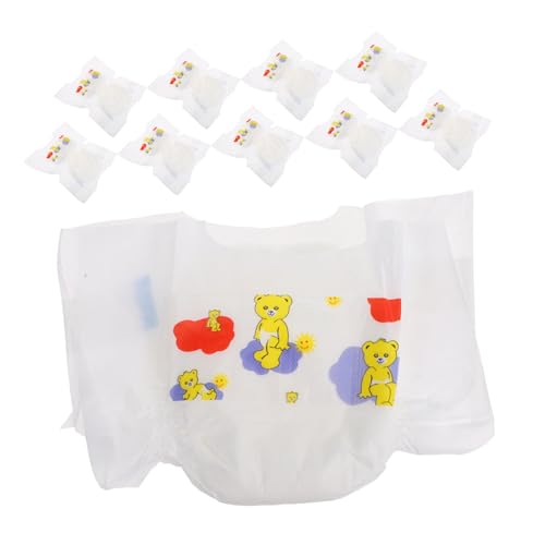 Hohopeti 10 Stück Teiliges Puppenwindeln Wiederverwendbare Mini Windeln Puppenzubehör Realistische Kleine Wickel für Rollenspiele und Pädagogisches Hohopeti 10 Stück Teiliges Puppenwindeln Wiederverwendbare Mini Windeln Puppenzubehör Realistische Kleine Wickel für Rollenspiele und Pädagogisches von Hohopeti