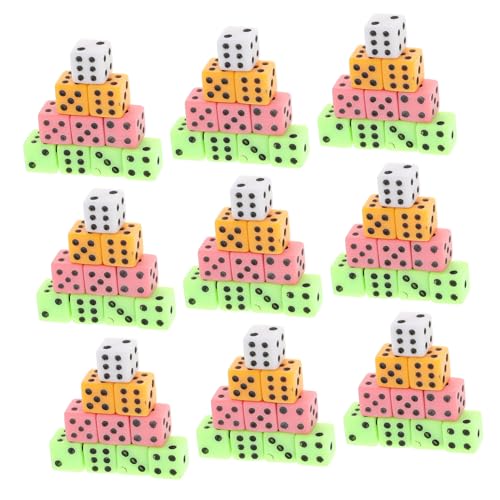 Hohopeti 100 Stück Mini Würfel Bunt Sechsseitig Kunststoff Würfel Set für Brettspiele Lernspiele Vielseitig und Tragbar Farbenfrohe Mini spielwürfel Hohopeti 100 Stück Mini Würfel Bunt Sechsseitig Kunststoff Würfel Set für Brettspiele Lernspiele Vielseitig und Tragbar Farbenfrohe Mini spielwürfel von Hohopeti