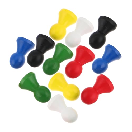 Hohopeti 12 Stück Holz Schachfiguren für Brettspiele Bunte Humanoide Spielfiguren für Dame Flugschach Go Hochwertige Holzspielzeuge Zubehör für Familie und Freunde Hohopeti 12 Stück Holz Schachfiguren für Brettspiele Bunte Humanoide Spielfiguren für Dame Flugschach Go Hochwertige Holzspielzeuge Zubehör für Familie und Freunde von Hohopeti