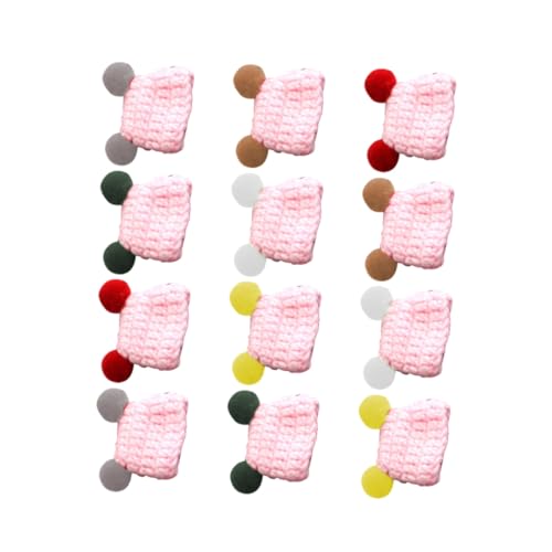 Hohopeti 12 Stück Teiliges DIY Mini Strickmützen Handgefertigte Bunte Mini Häkelmützen für Puppen Kreative Basteldekoration Geeignet für DIY Kunsthandwerk Hohopeti 12 Stück Teiliges DIY Mini Strickmützen Handgefertigte Bunte Mini Häkelmützen für Puppen Kreative Basteldekoration Geeignet für DIY Kunsthandwerk von Hohopeti